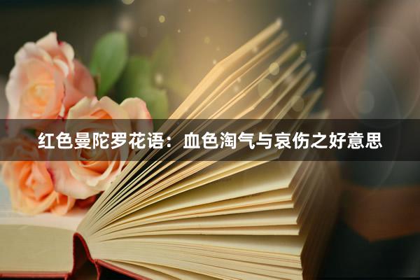 红色曼陀罗花语：血色淘气与哀伤之好意思